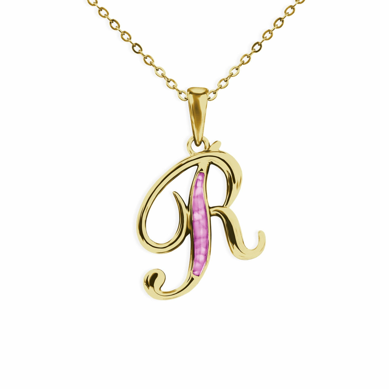 Load image into Gallery viewer, EverWith Alphabet Memorial Ashes Pendant - Letter R - EverWith Memorial Jewellery - Trade