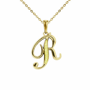 EverWith Alphabet Memorial Ashes Pendant - Letter R - EverWith Memorial Jewellery - Trade