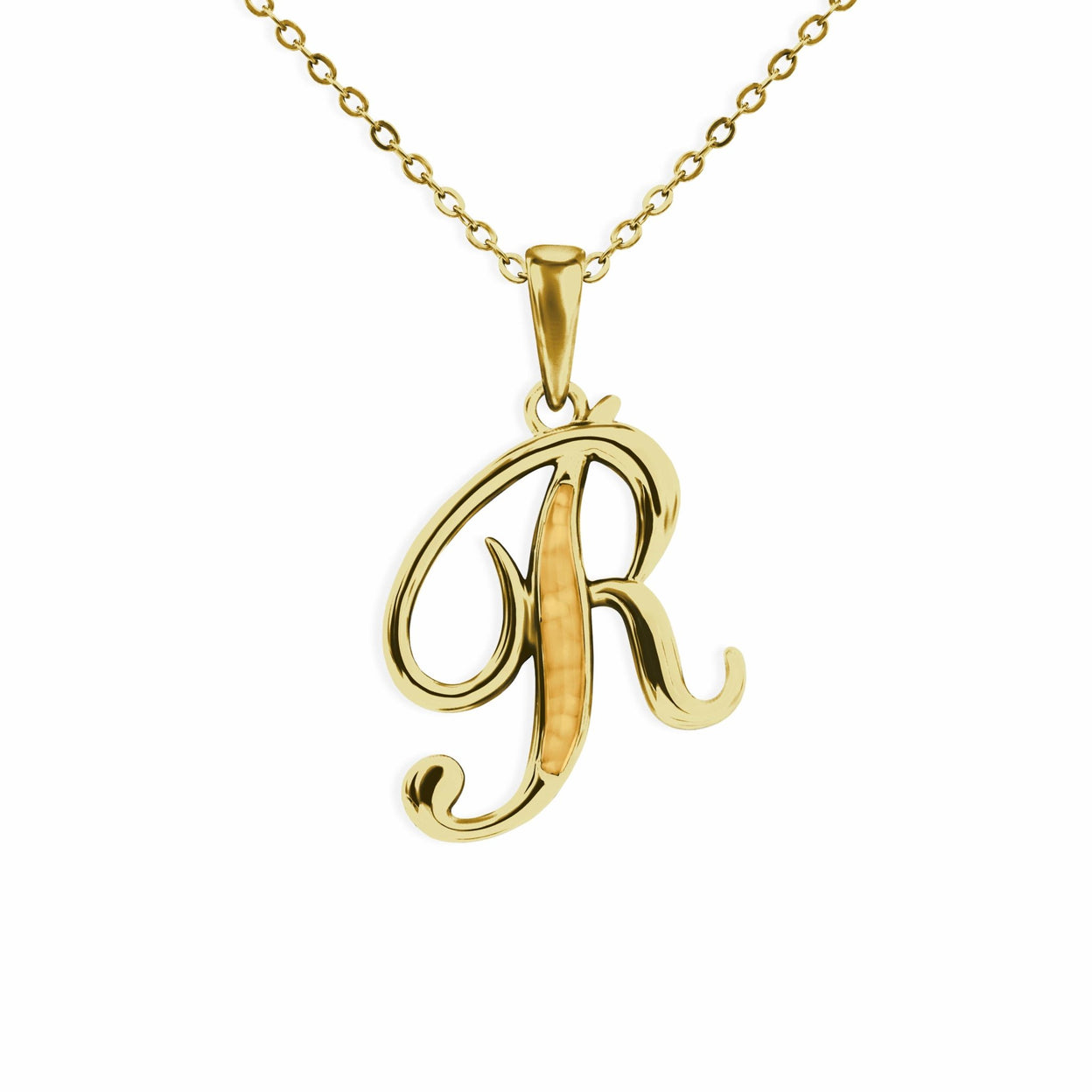 Load image into Gallery viewer, EverWith Alphabet Memorial Ashes Pendant - Letter R - EverWith Memorial Jewellery - Trade