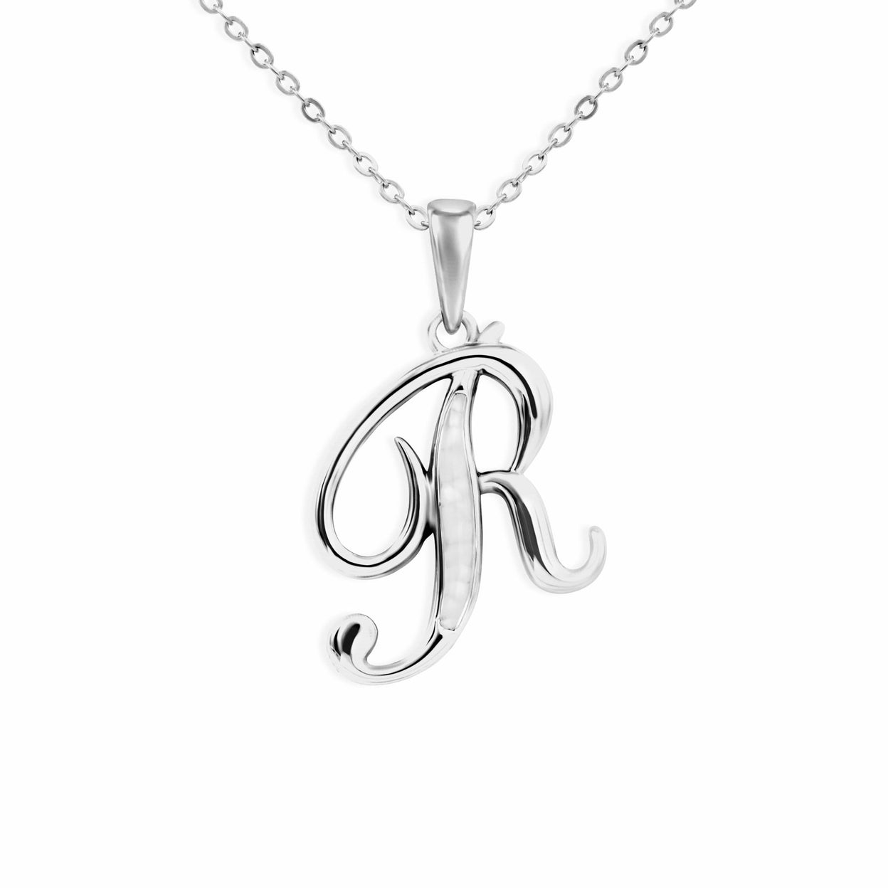 Load image into Gallery viewer, EverWith Alphabet Memorial Ashes Pendant - Letter R - EverWith Memorial Jewellery - Trade