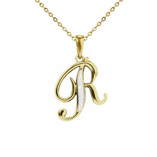 EverWith Alphabet Memorial Ashes Pendant - Letter R - EverWith Memorial Jewellery - Trade