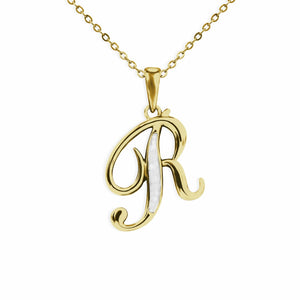 EverWith Alphabet Memorial Ashes Pendant - Letter R - EverWith Memorial Jewellery - Trade