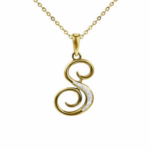 EverWith Alphabet Memorial Ashes Pendant - Letter S - EverWith Memorial Jewellery - Trade