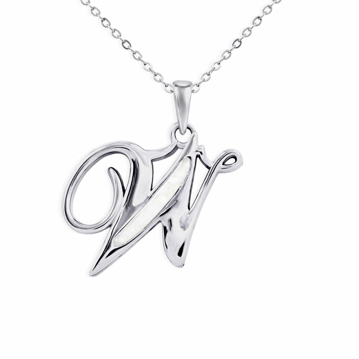 Load image into Gallery viewer, EverWith Alphabet Memorial Ashes Pendant - Letter W - EverWith Memorial Jewellery - Trade