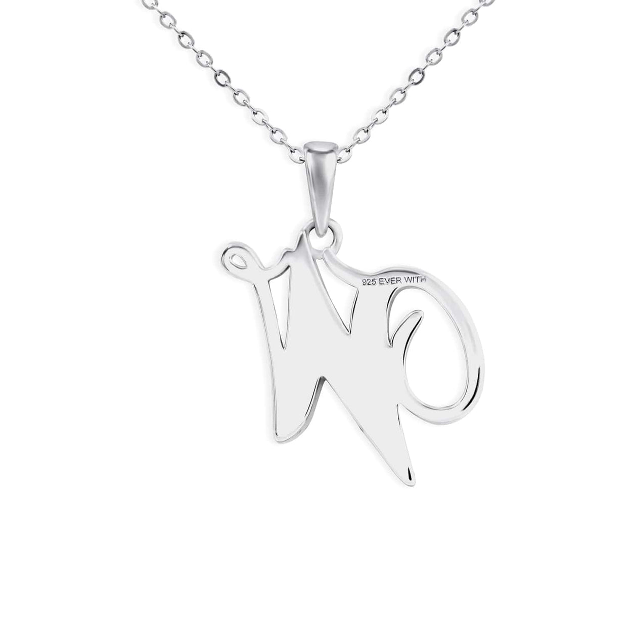 Load image into Gallery viewer, EverWith Alphabet Memorial Ashes Pendant - Letter W - EverWith Memorial Jewellery - Trade