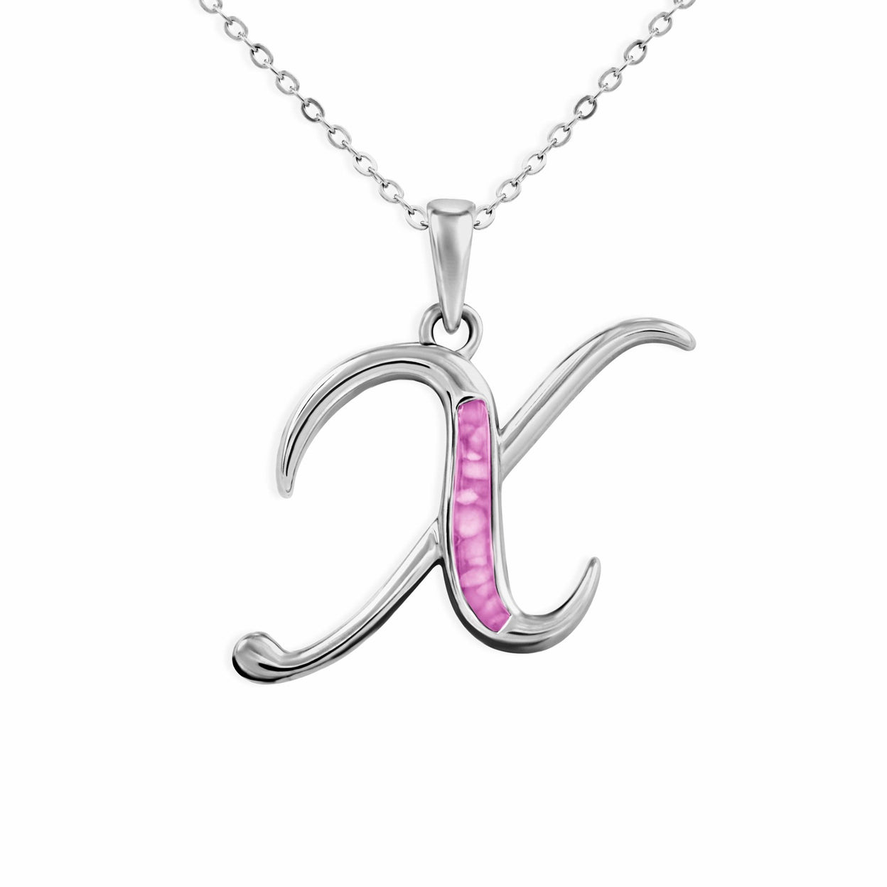 Load image into Gallery viewer, EverWith Alphabet Memorial Ashes Pendant - Letter X - EverWith Memorial Jewellery - Trade