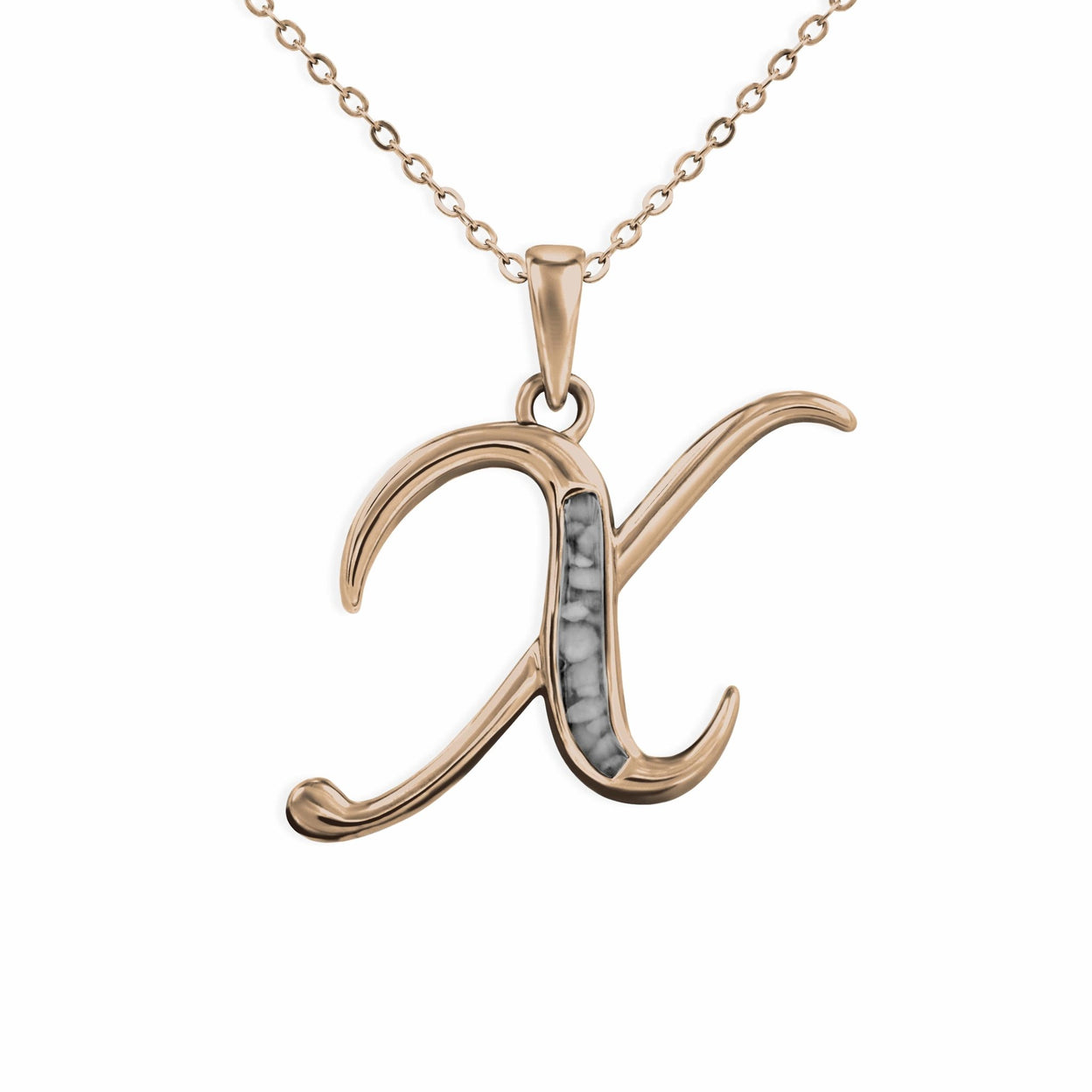 Load image into Gallery viewer, EverWith Alphabet Memorial Ashes Pendant - Letter X - EverWith Memorial Jewellery - Trade