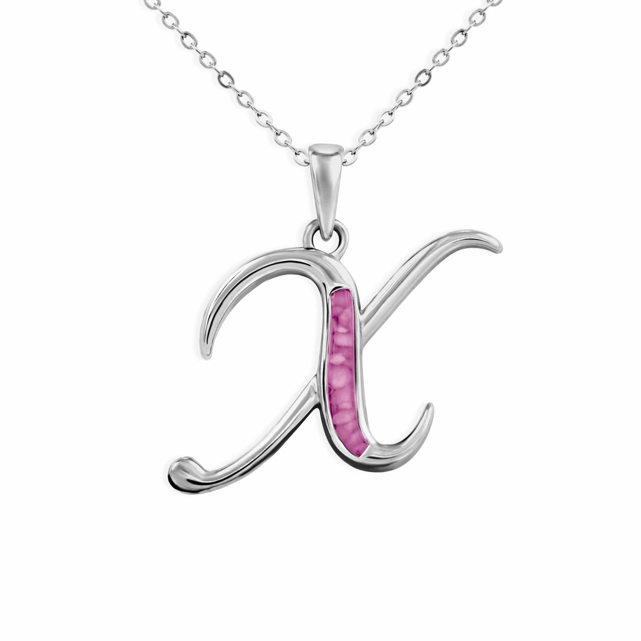 Load image into Gallery viewer, EverWith Alphabet Memorial Ashes Pendant - Letter X - EverWith Memorial Jewellery - Trade