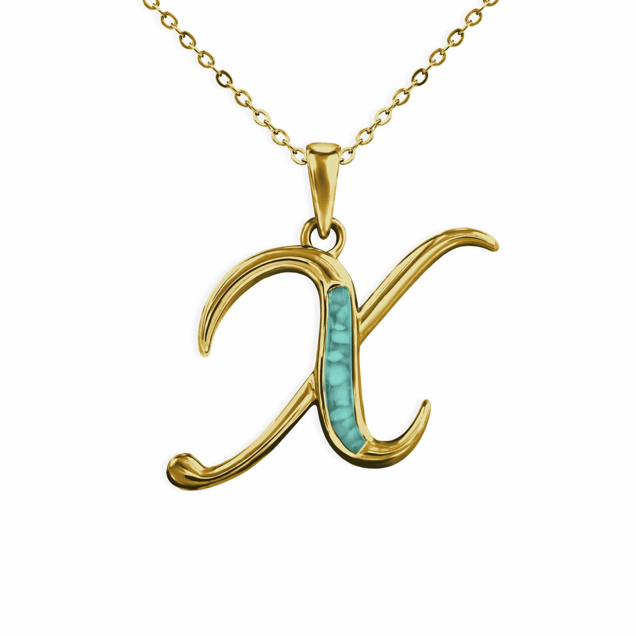 Load image into Gallery viewer, EverWith Alphabet Memorial Ashes Pendant - Letter X - EverWith Memorial Jewellery - Trade