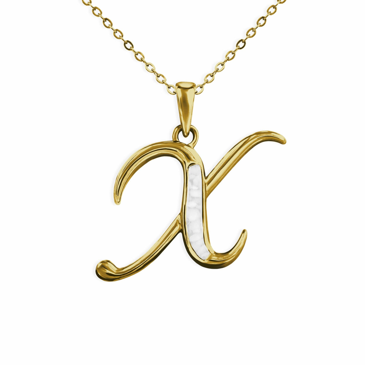 Load image into Gallery viewer, EverWith Alphabet Memorial Ashes Pendant - Letter X - EverWith Memorial Jewellery - Trade