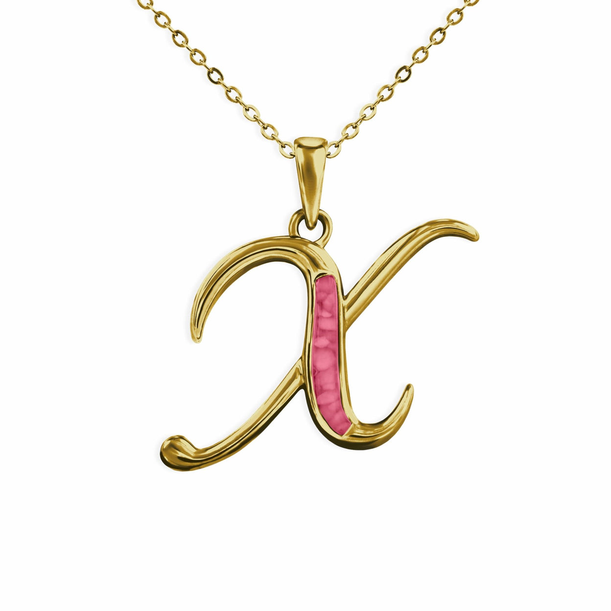 Load image into Gallery viewer, EverWith Alphabet Memorial Ashes Pendant - Letter X - EverWith Memorial Jewellery - Trade