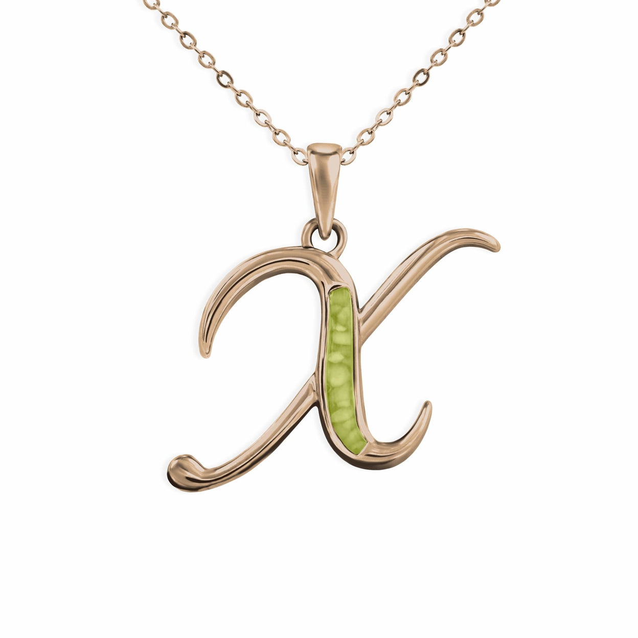 Load image into Gallery viewer, EverWith Alphabet Memorial Ashes Pendant - Letter X - EverWith Memorial Jewellery - Trade