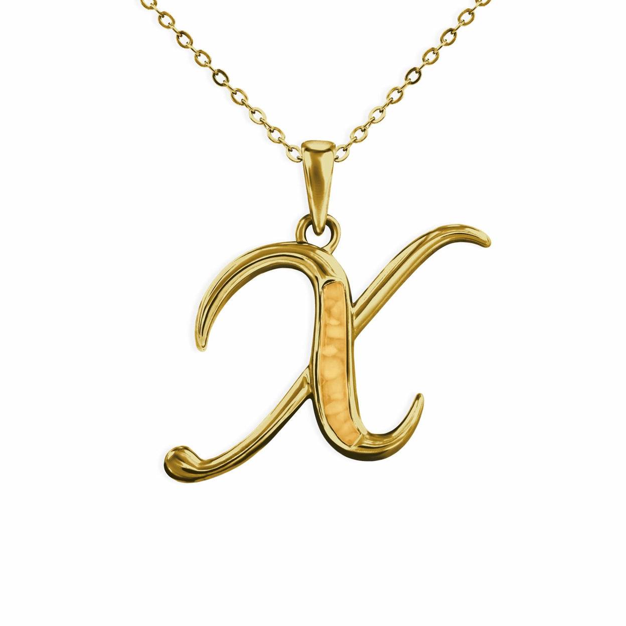 Load image into Gallery viewer, EverWith Alphabet Memorial Ashes Pendant - Letter X - EverWith Memorial Jewellery - Trade