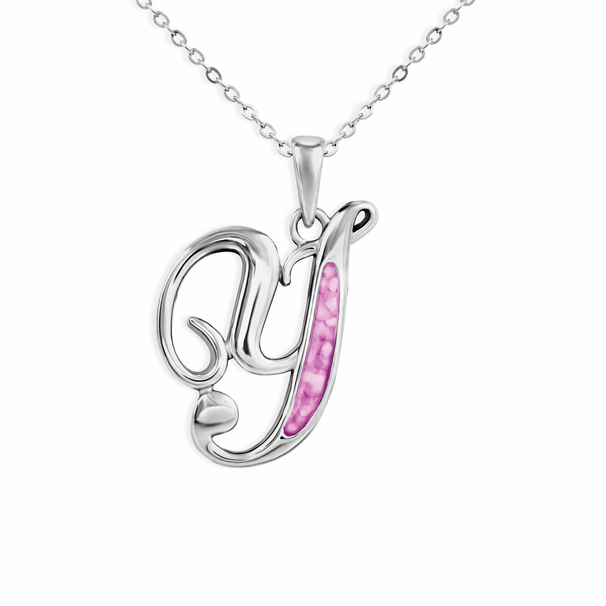 Load image into Gallery viewer, EverWith Alphabet Memorial Ashes Pendant - Letter Y - EverWith Memorial Jewellery - Trade