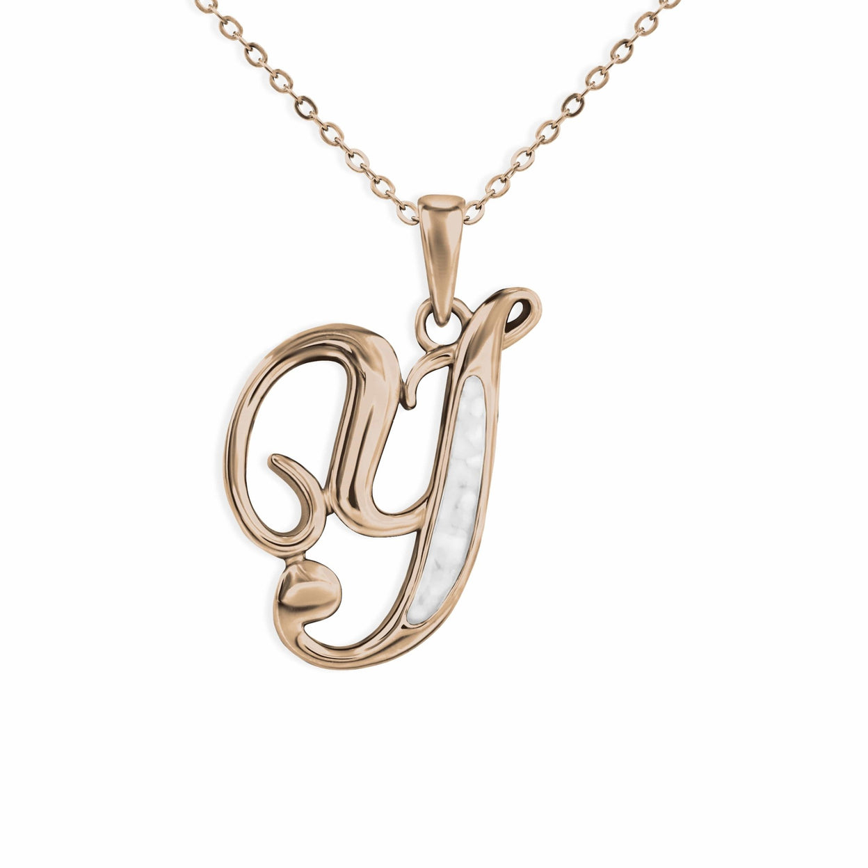 Load image into Gallery viewer, EverWith Alphabet Memorial Ashes Pendant - Letter Y - EverWith Memorial Jewellery - Trade