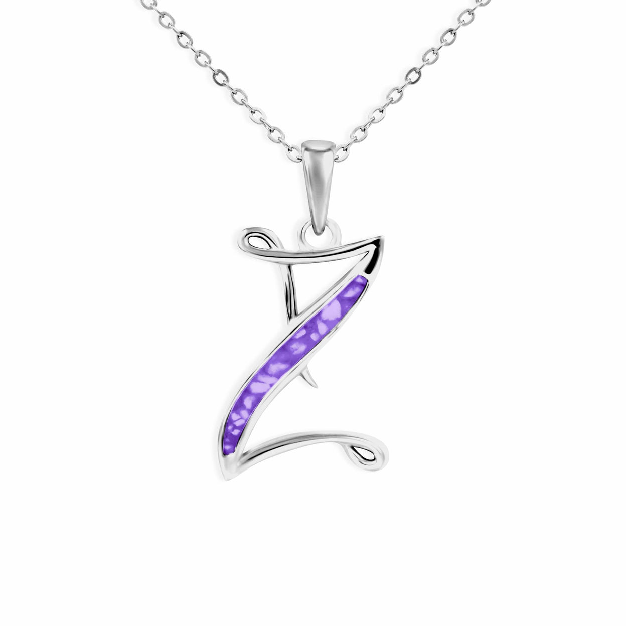 Load image into Gallery viewer, EverWith Alphabet Memorial Ashes Pendant - Letter Z - EverWith Memorial Jewellery - Trade