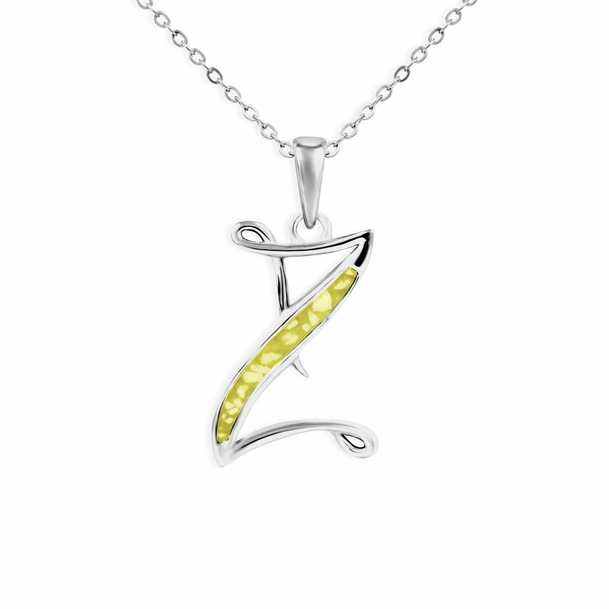 Load image into Gallery viewer, EverWith Alphabet Memorial Ashes Pendant - Letter Z - EverWith Memorial Jewellery - Trade