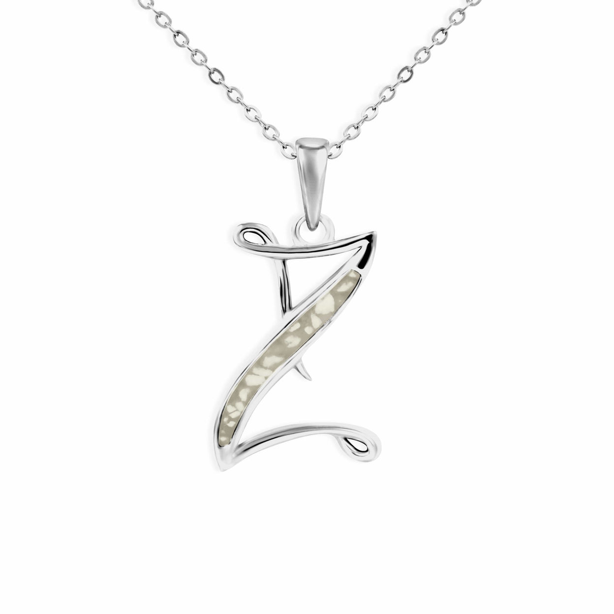 Load image into Gallery viewer, EverWith Alphabet Memorial Ashes Pendant - Letter Z - EverWith Memorial Jewellery - Trade