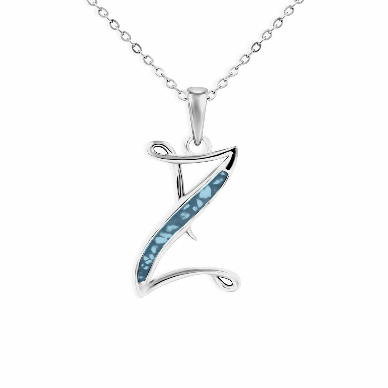 Load image into Gallery viewer, EverWith Alphabet Memorial Ashes Pendant - Letter Z - EverWith Memorial Jewellery - Trade