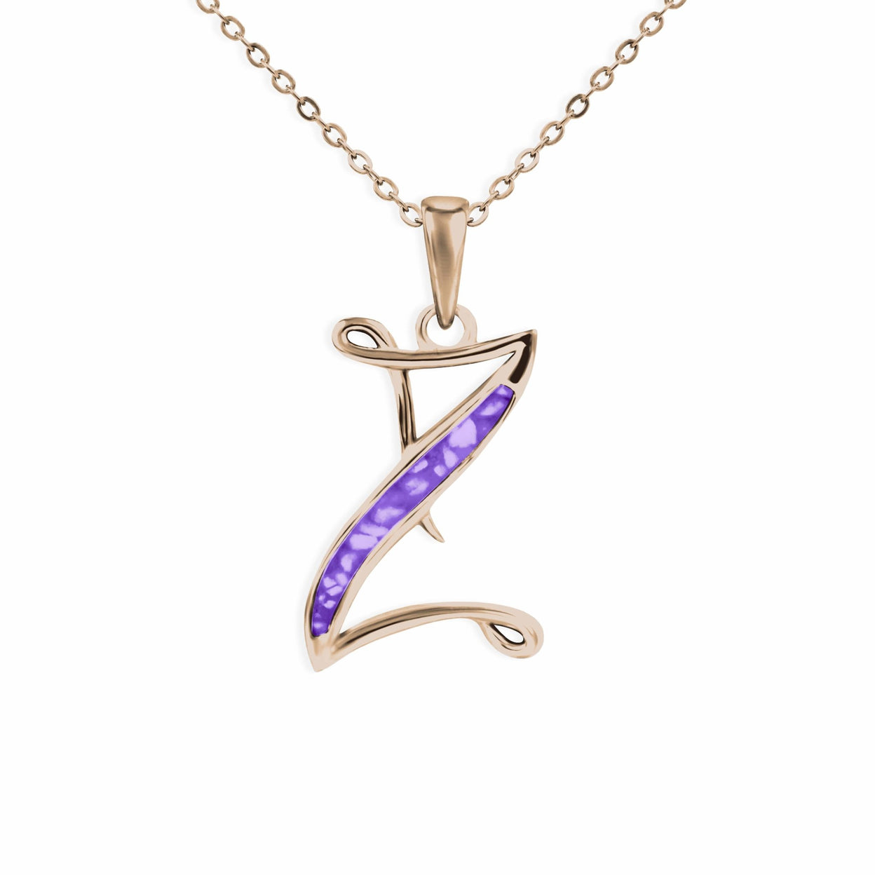 Load image into Gallery viewer, EverWith Alphabet Memorial Ashes Pendant - Letter Z - EverWith Memorial Jewellery - Trade