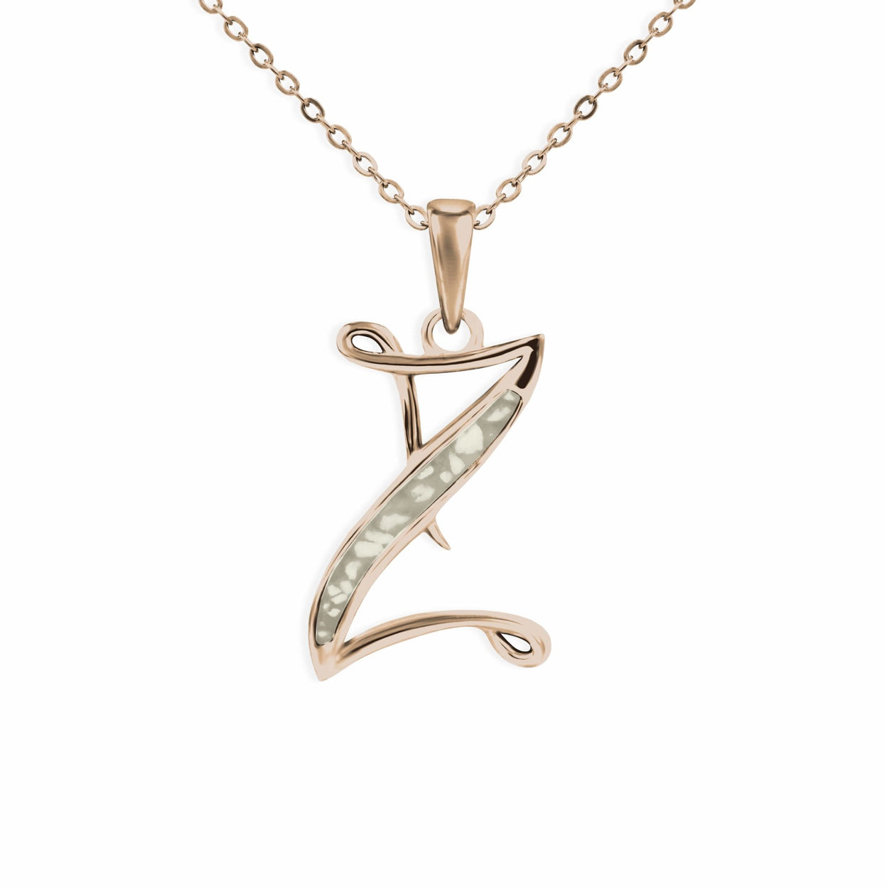 Load image into Gallery viewer, EverWith Alphabet Memorial Ashes Pendant - Letter Z - EverWith Memorial Jewellery - Trade