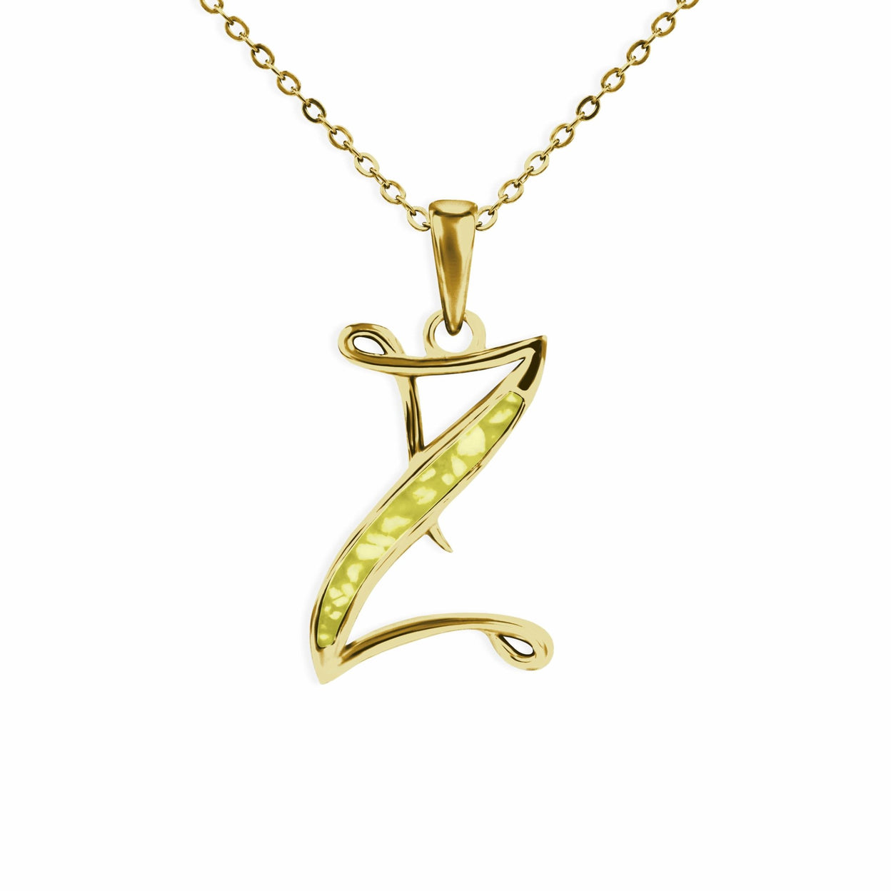 Load image into Gallery viewer, EverWith Alphabet Memorial Ashes Pendant - Letter Z - EverWith Memorial Jewellery - Trade