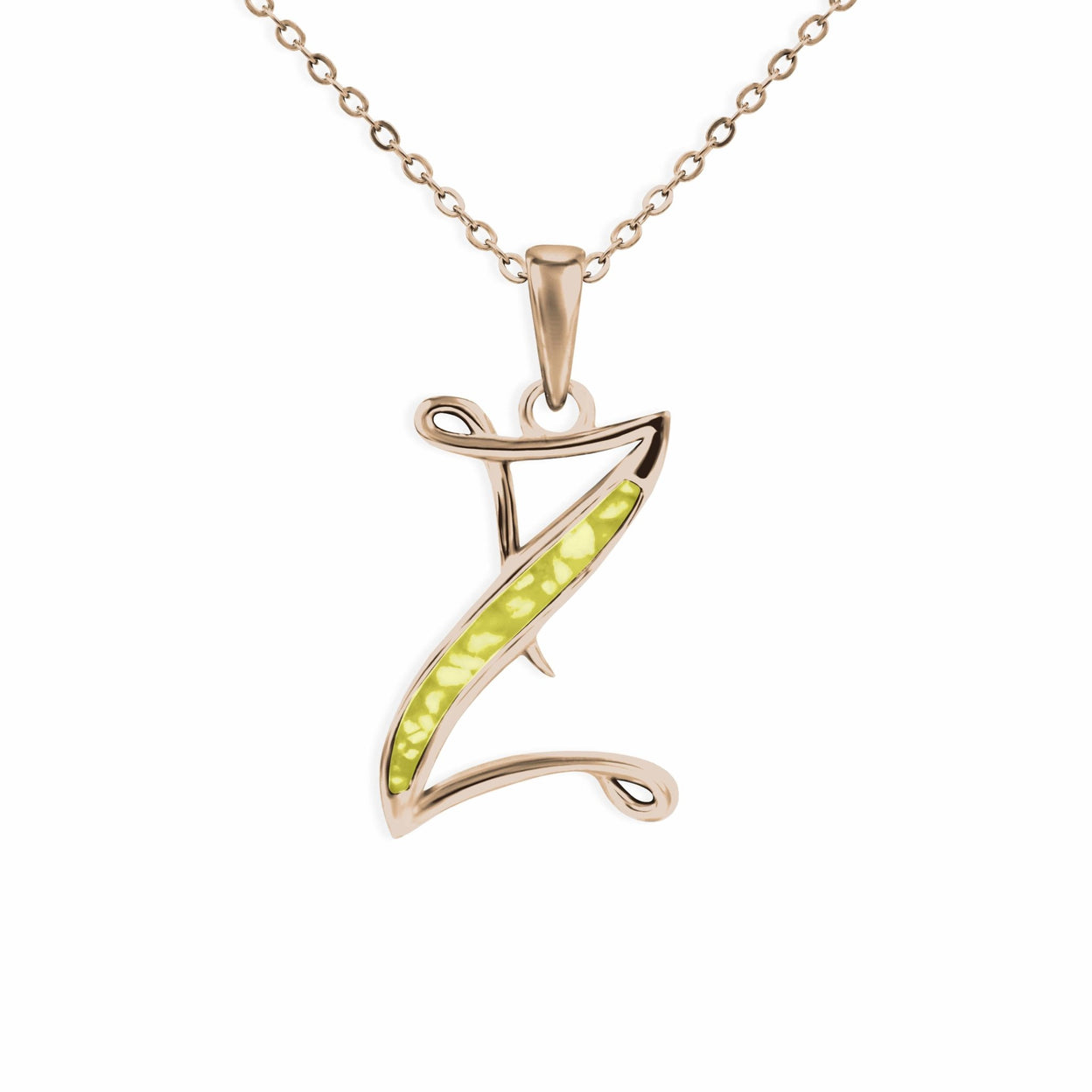 Load image into Gallery viewer, EverWith Alphabet Memorial Ashes Pendant - Letter Z - EverWith Memorial Jewellery - Trade