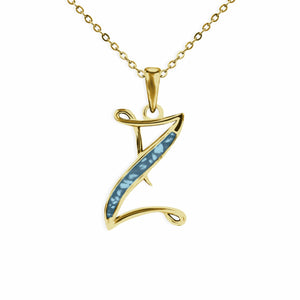 EverWith Alphabet Memorial Ashes Pendant - Letter Z - EverWith Memorial Jewellery - Trade