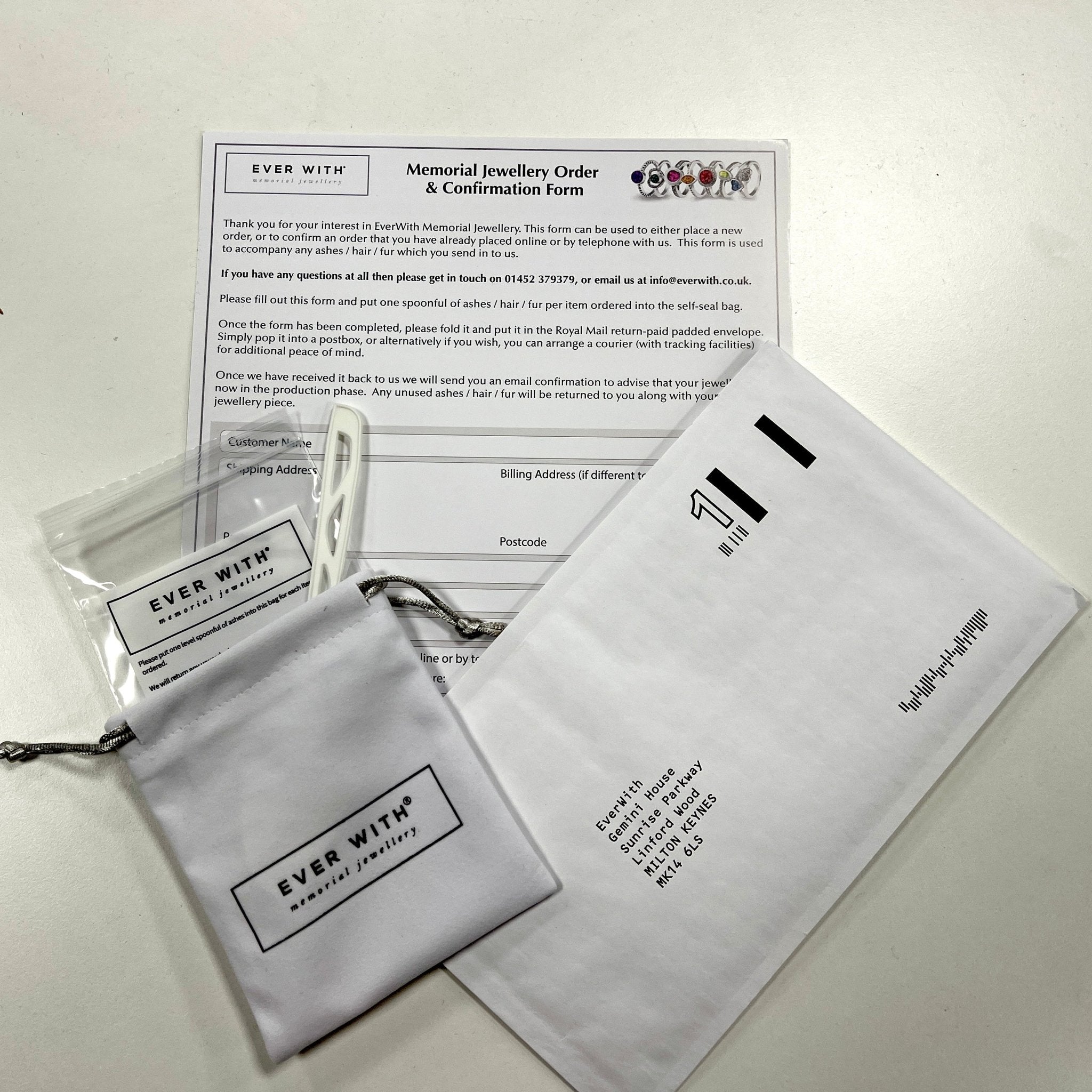EverWith Order Pack x 10 - EverWith Memorial Jewellery - Trade