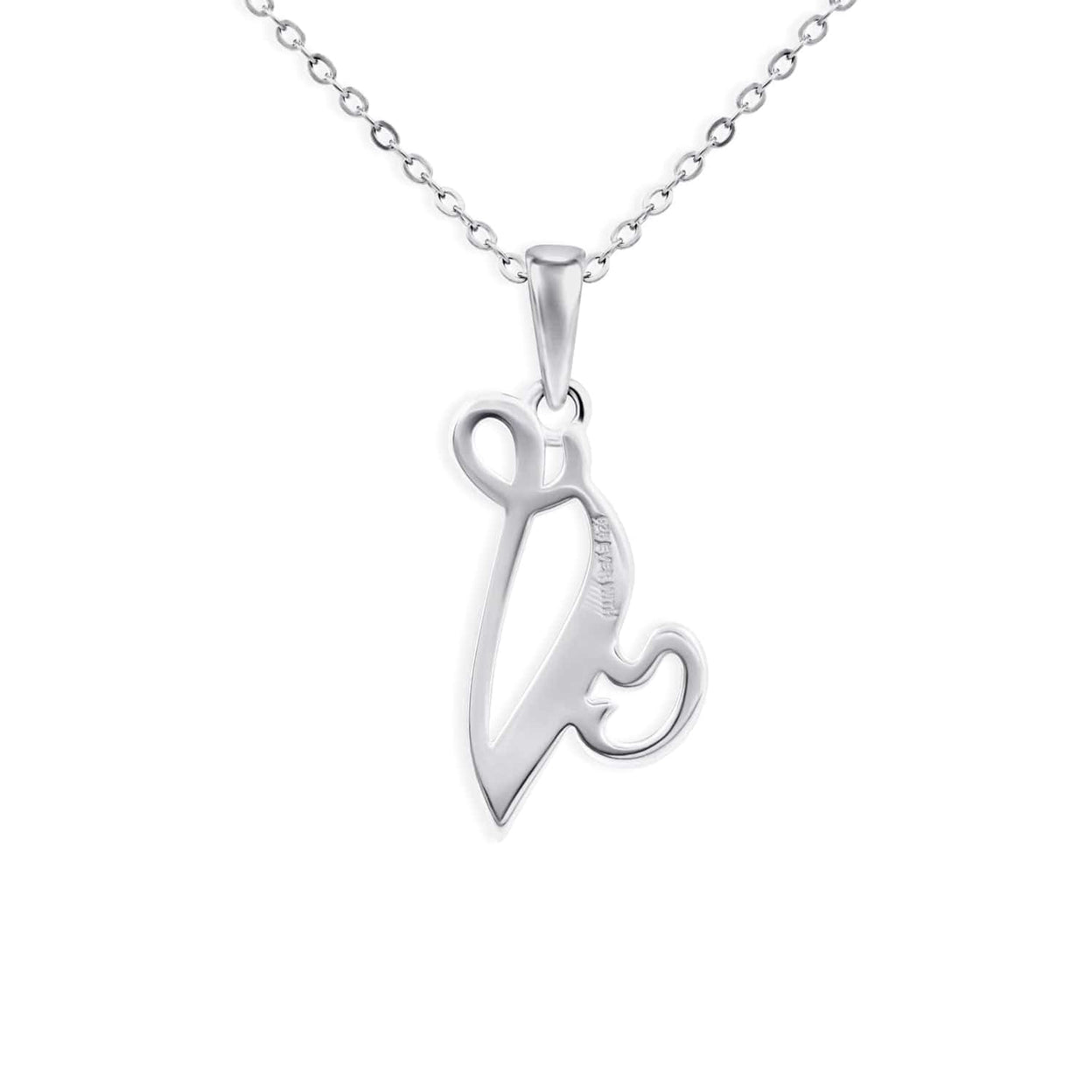 Load image into Gallery viewer, EverWith Alphabet Memorial Ashes Pendant - Letter V