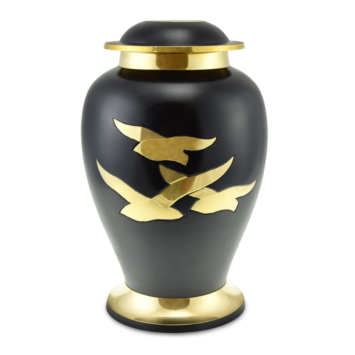 Load image into Gallery viewer, Going Home Adult Cremation Urn in Black &amp; Bronze Matt for Ashes - EverWith Memorial Jewellery - Trade