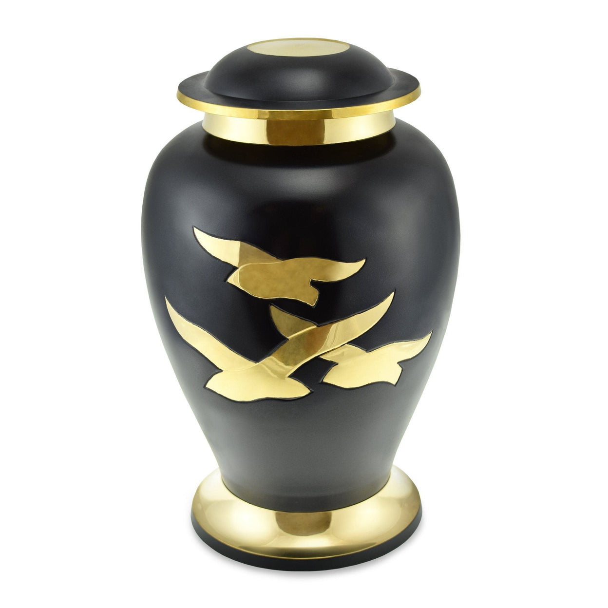 Load image into Gallery viewer, Going Home Adult Cremation Urn in Black &amp; Bronze Matt for Ashes - EverWith Memorial Jewellery - Trade