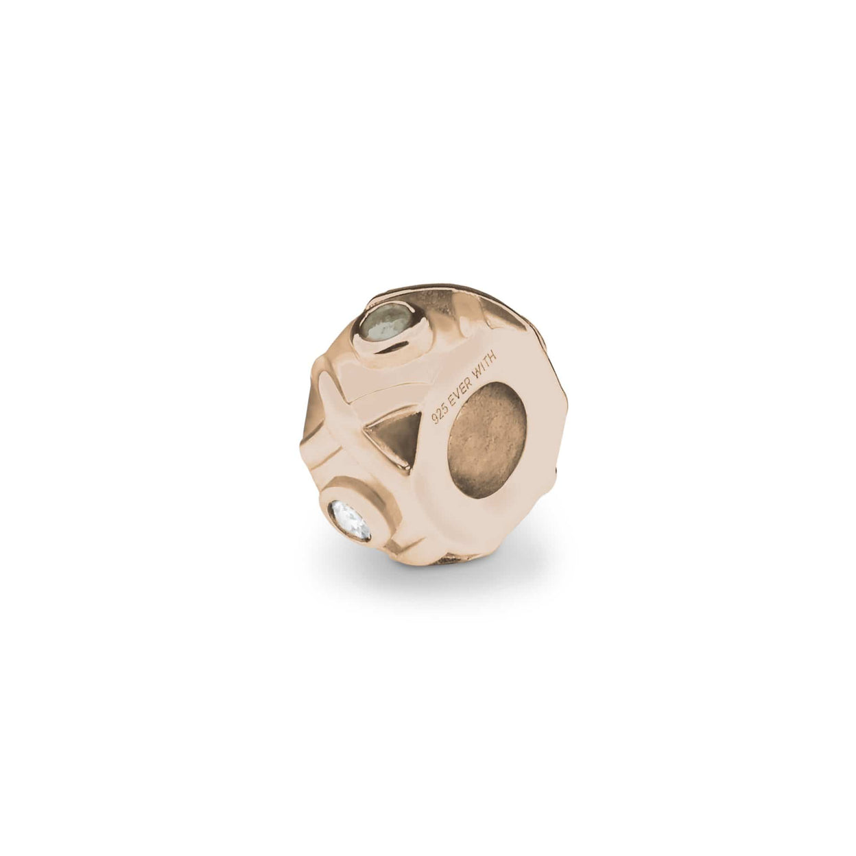 Load image into Gallery viewer, EverWith Peace Memorial Ashes Charm Bead with Fine Crystals