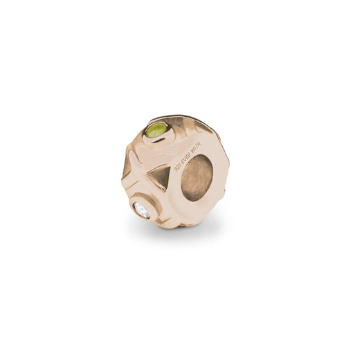 EverWith Peace Memorial Ashes Charm Bead with Fine Crystals