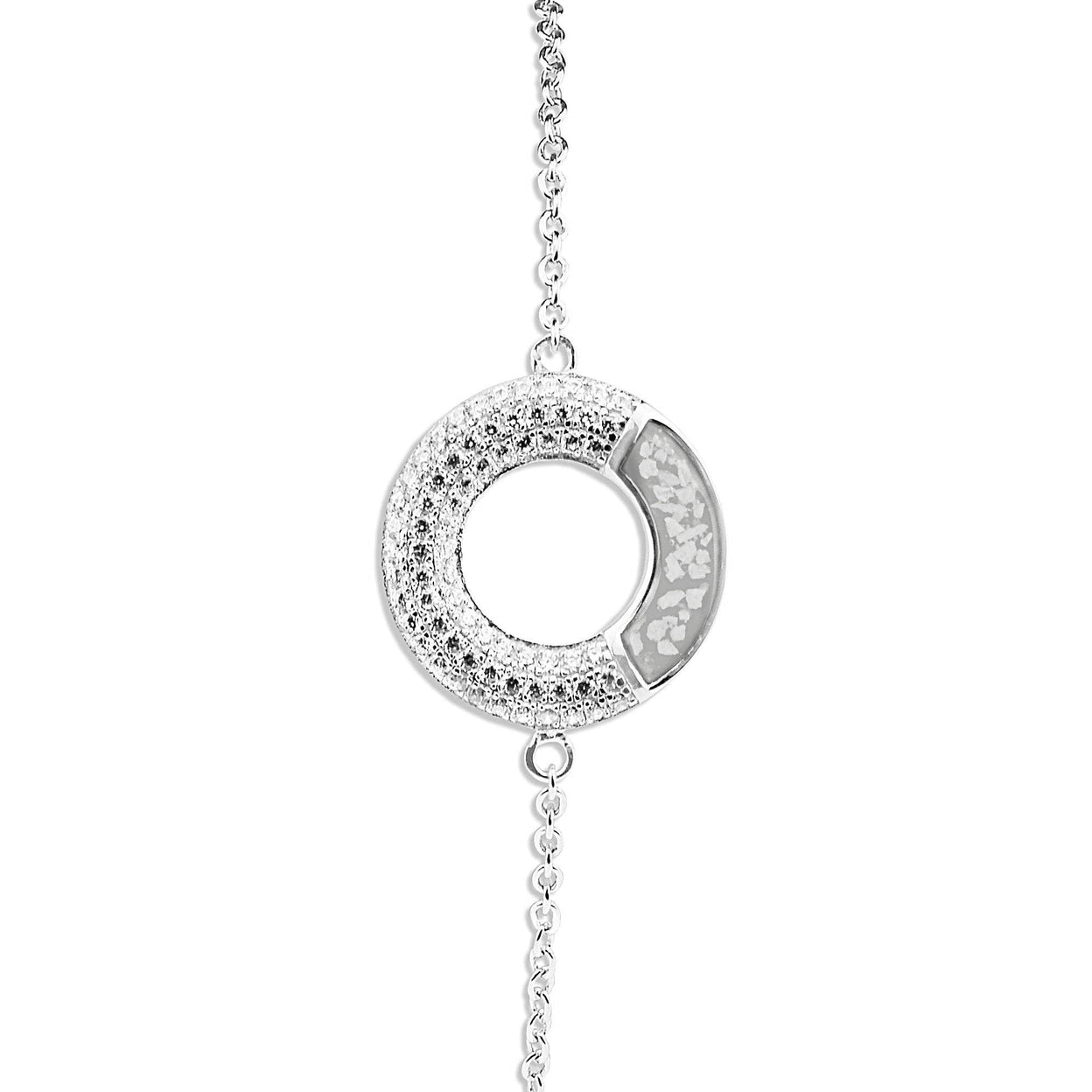 Load image into Gallery viewer, EverWith Ladies Eternal Memorial Ashes Bracelet with Fine Crystals