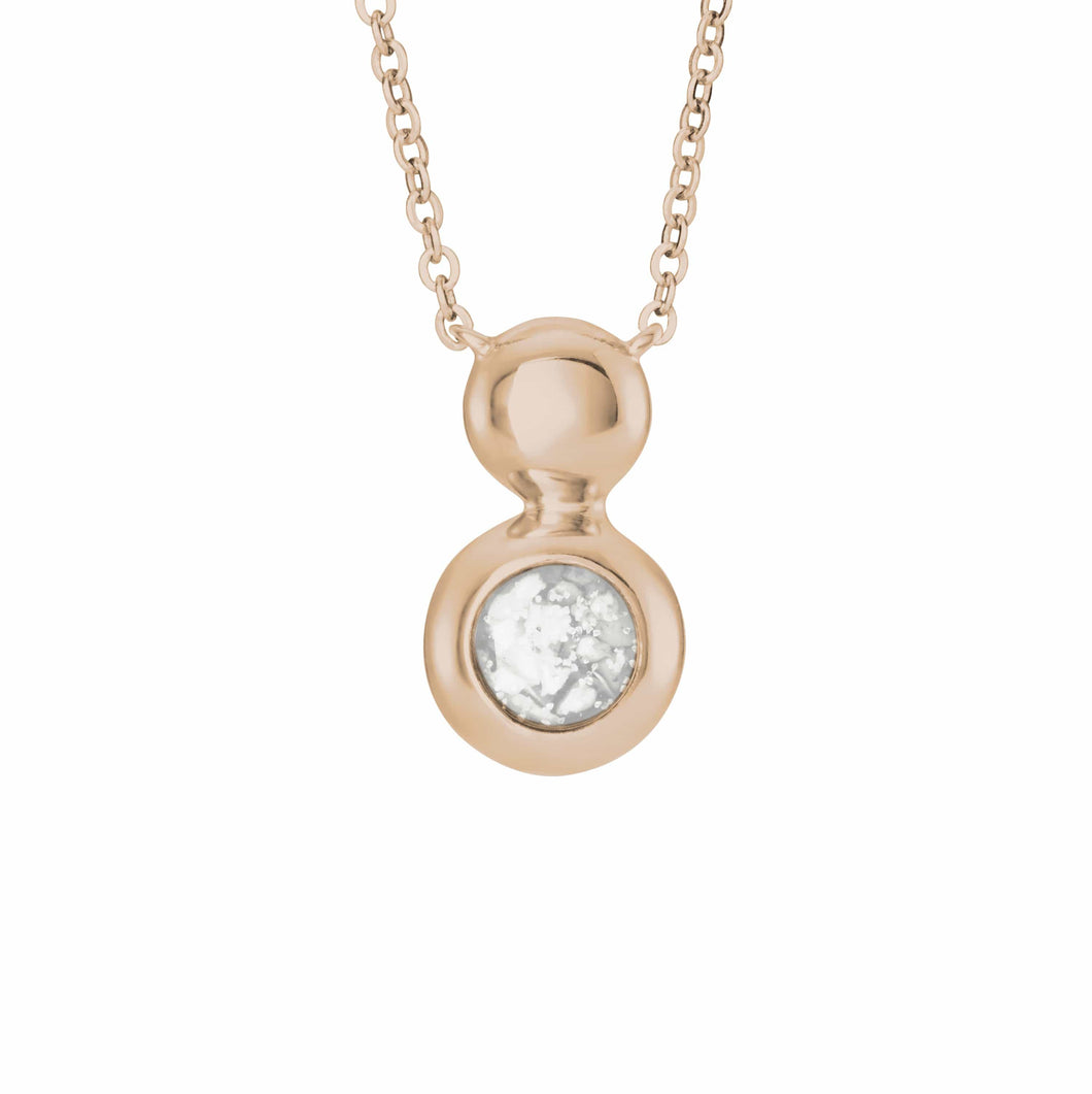 EverWith Ladies Rondure Drop Memorial Ashes Necklace