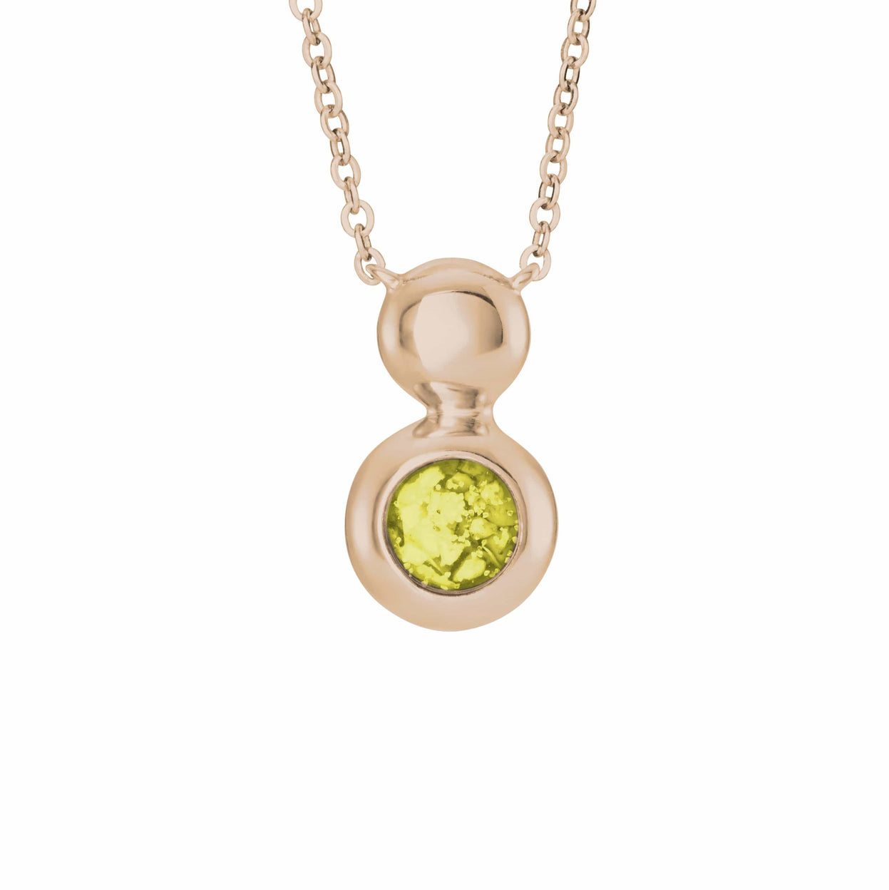 Load image into Gallery viewer, EverWith Ladies Rondure Drop Memorial Ashes Necklace