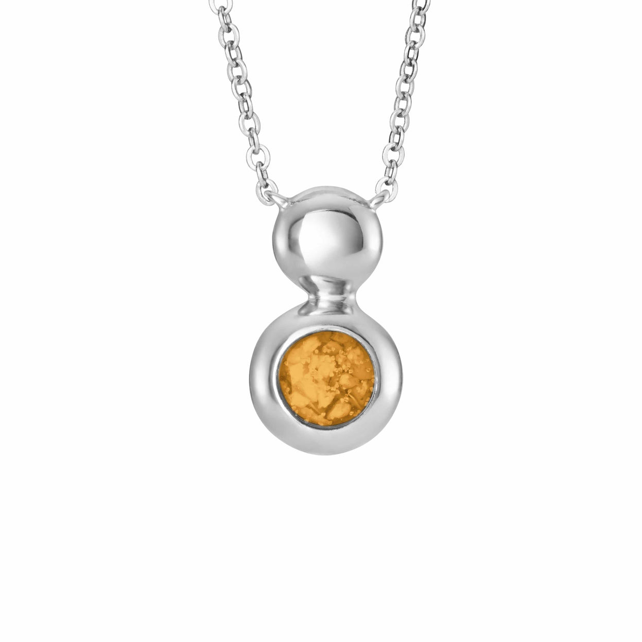 Load image into Gallery viewer, EverWith Ladies Rondure Drop Memorial Ashes Necklace