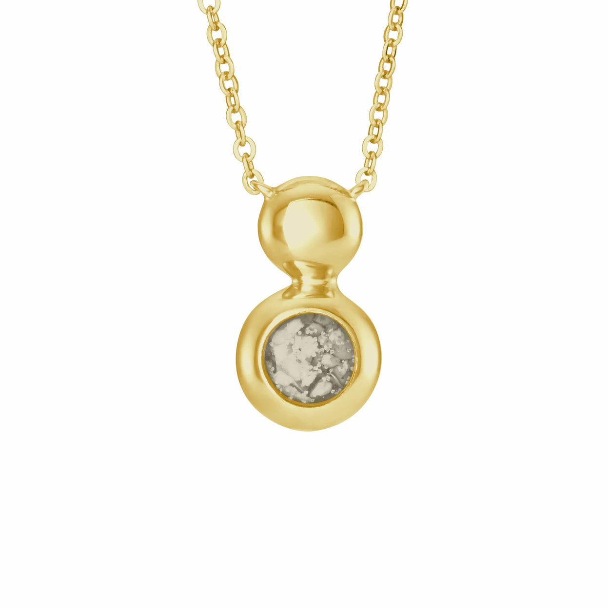 Load image into Gallery viewer, EverWith Ladies Rondure Drop Memorial Ashes Necklace