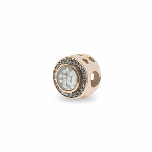 EverWith™ Admire Memorial Ashes Charm Bead with Swarovski Crystals - EverWith Memorial Jewellery - Trade