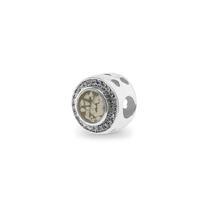 EverWith™ Admire Memorial Ashes Charm Bead with Swarovski Crystals - EverWith Memorial Jewellery - Trade