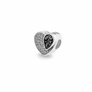 EverWith™ Beloved Memorial Ashes Charm Bead with Swarovski Crystals - EverWith Memorial Jewellery - Trade