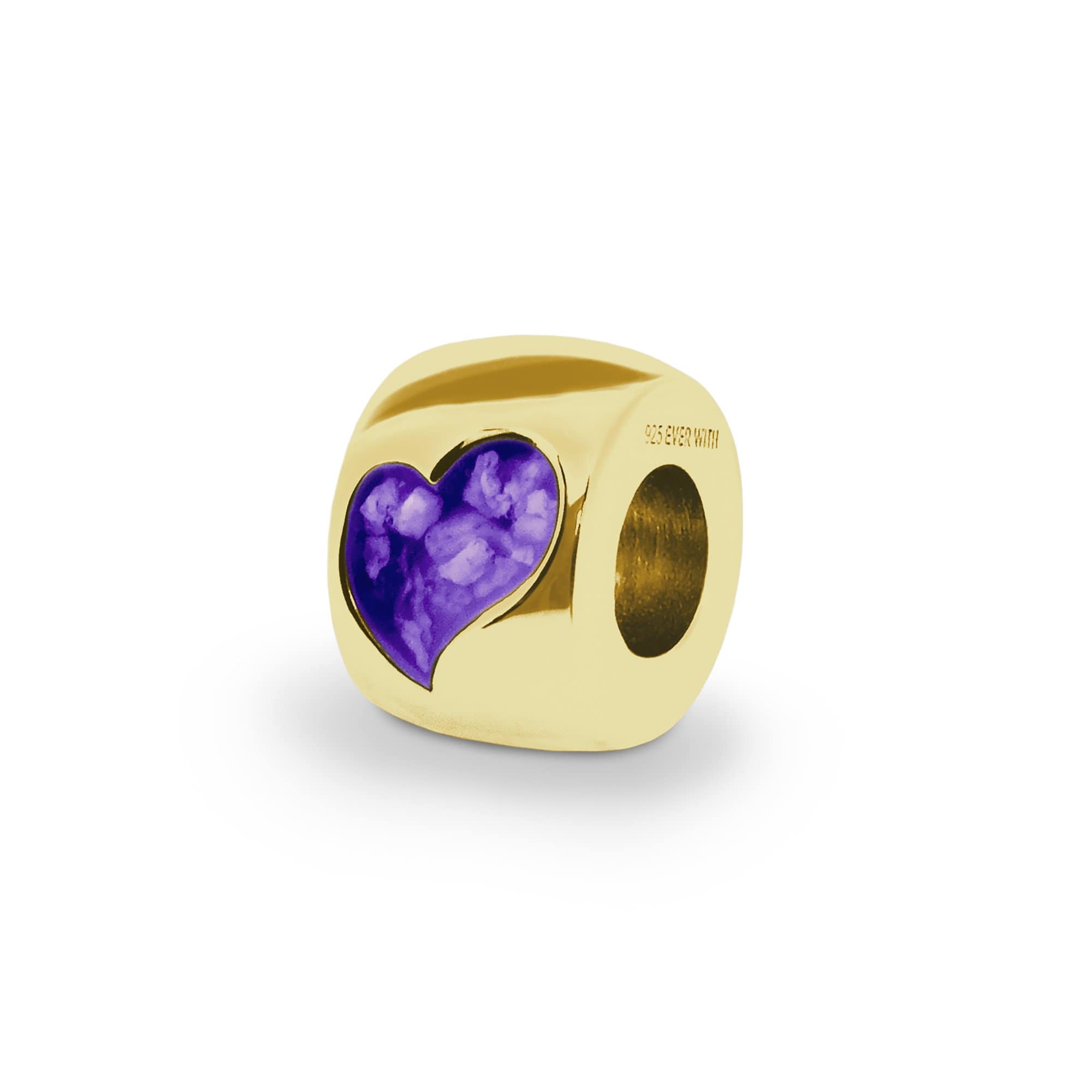 EverWith Cherish Memorial Ashes Charm Bead with Fine Crystals - EverWith Memorial Jewellery - Trade