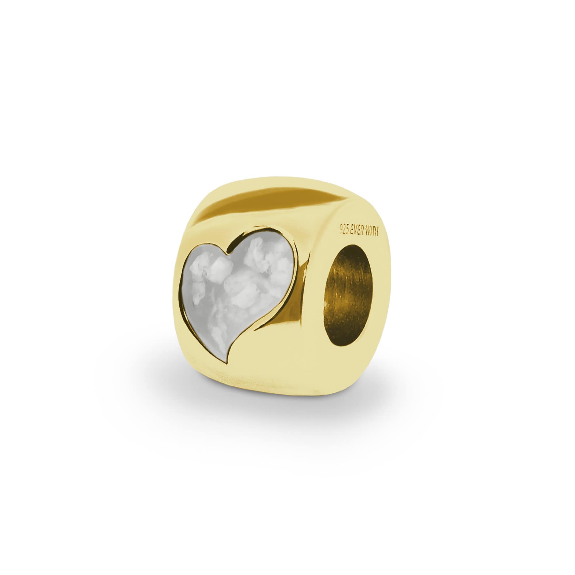EverWith Cherish Memorial Ashes Charm Bead with Fine Crystals - EverWith Memorial Jewellery - Trade