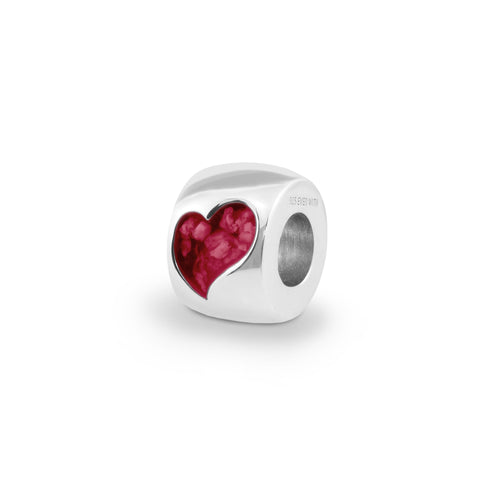 EverWith Cherish Memorial Ashes Charm Bead with Fine Crystals - EverWith Memorial Jewellery - Trade