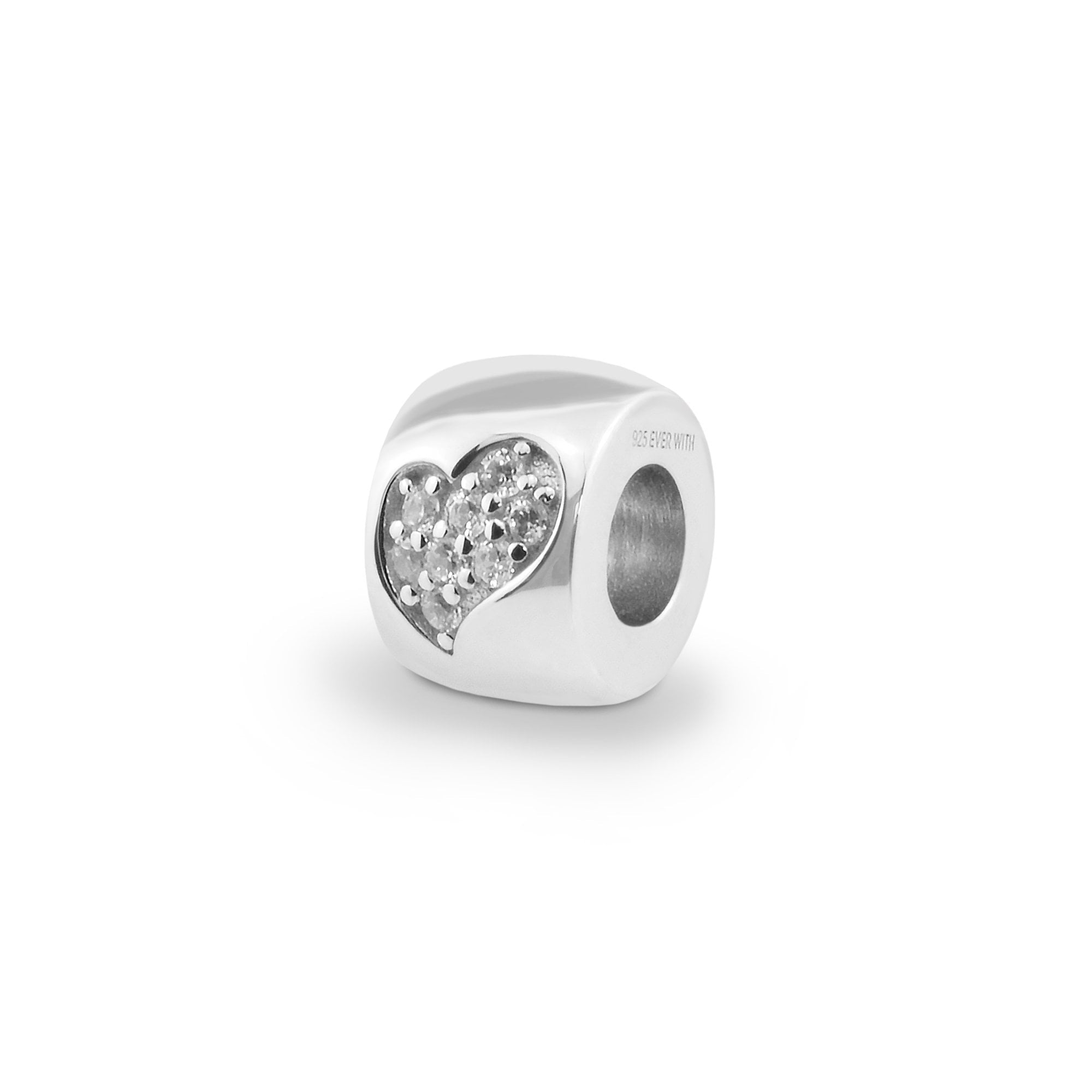 EverWith Cherish Memorial Ashes Charm Bead with Fine Crystals - EverWith Memorial Jewellery - Trade
