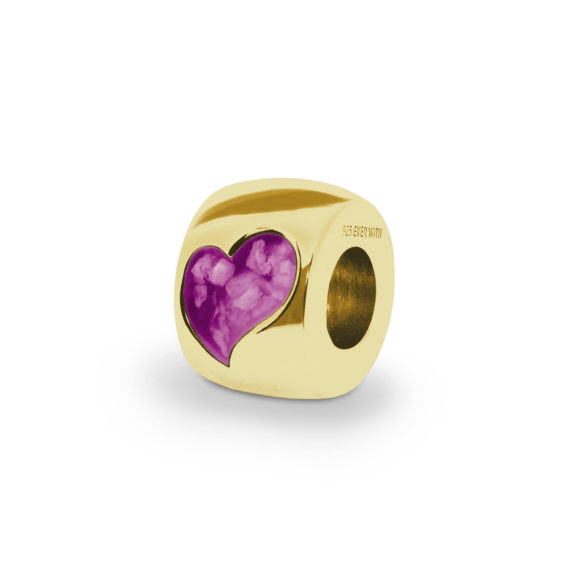 EverWith Cherish Memorial Ashes Charm Bead with Fine Crystals - EverWith Memorial Jewellery - Trade