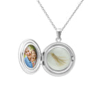 EverWith Circular Shaped Sterling Silver Memorial Ashes Locket - EverWith Memorial Jewellery - Trade