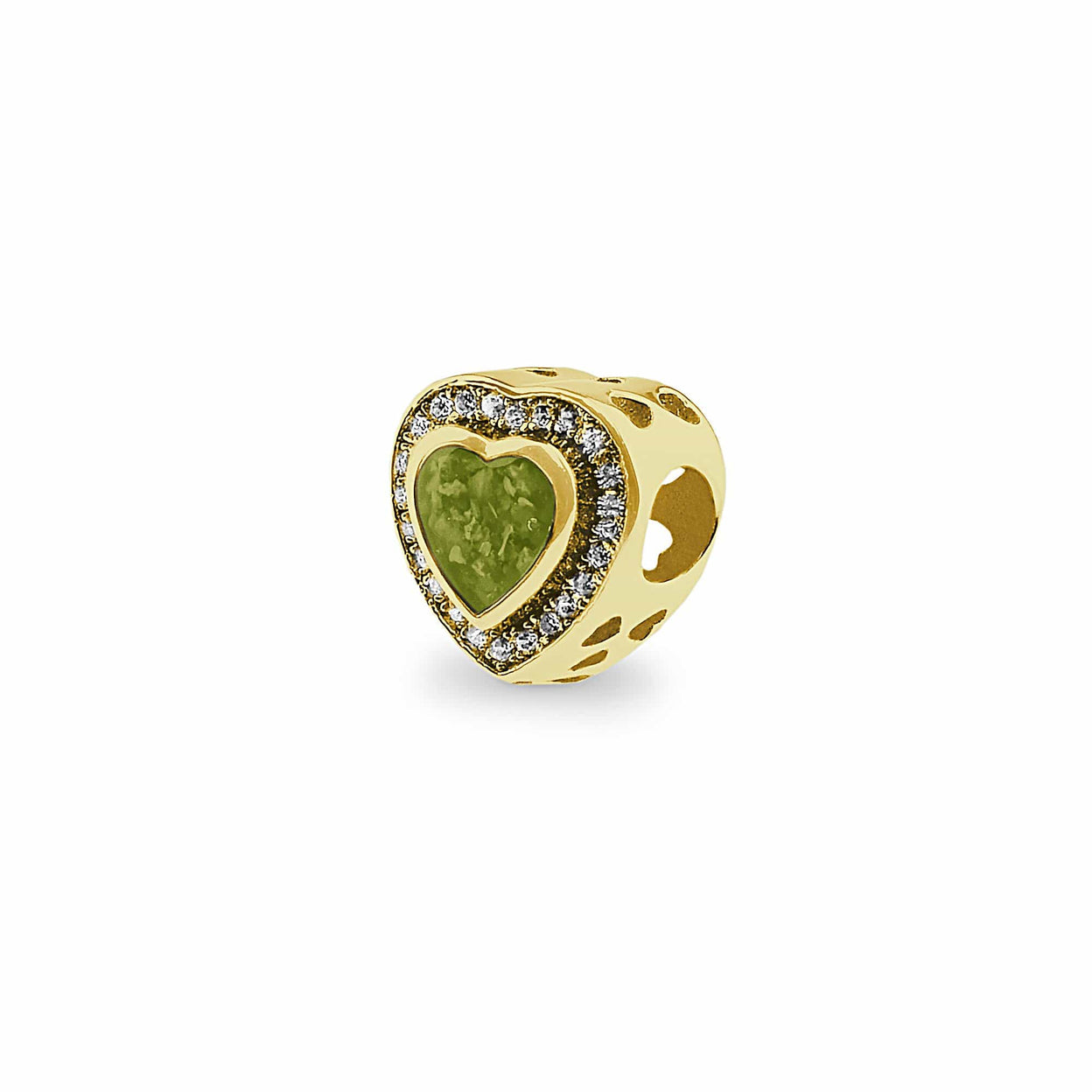 Load image into Gallery viewer, EverWith Comfort Memorial Ashes Charm Bead with Fine Crystals - EverWith Memorial Jewellery - Trade