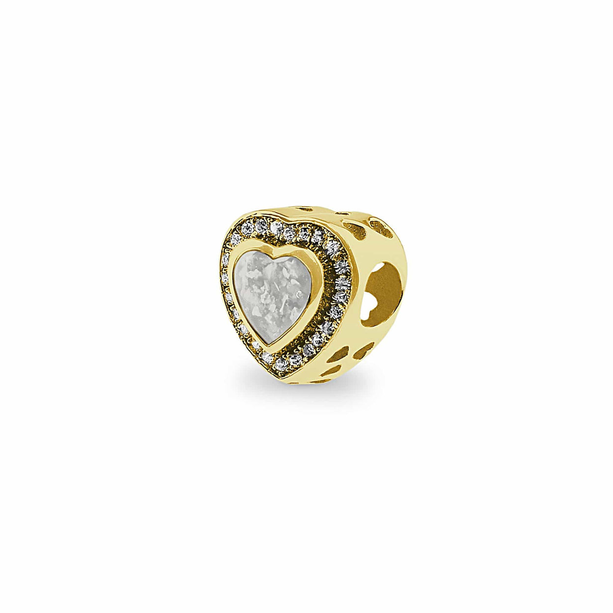 Load image into Gallery viewer, EverWith Comfort Memorial Ashes Charm Bead with Fine Crystals - EverWith Memorial Jewellery - Trade